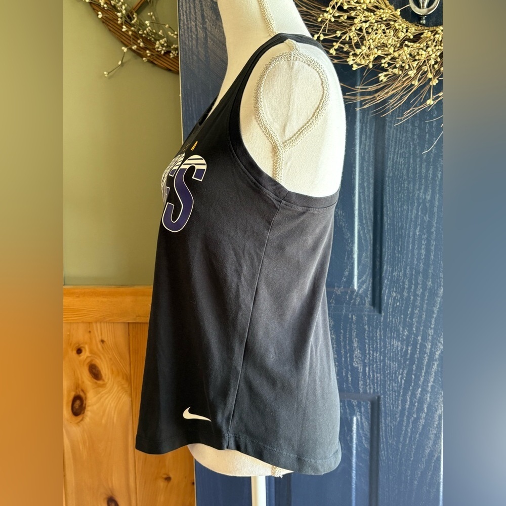 Nike NFL Minnesota Vikings Black Tank Top size Small EUC - Picture 3 of 10